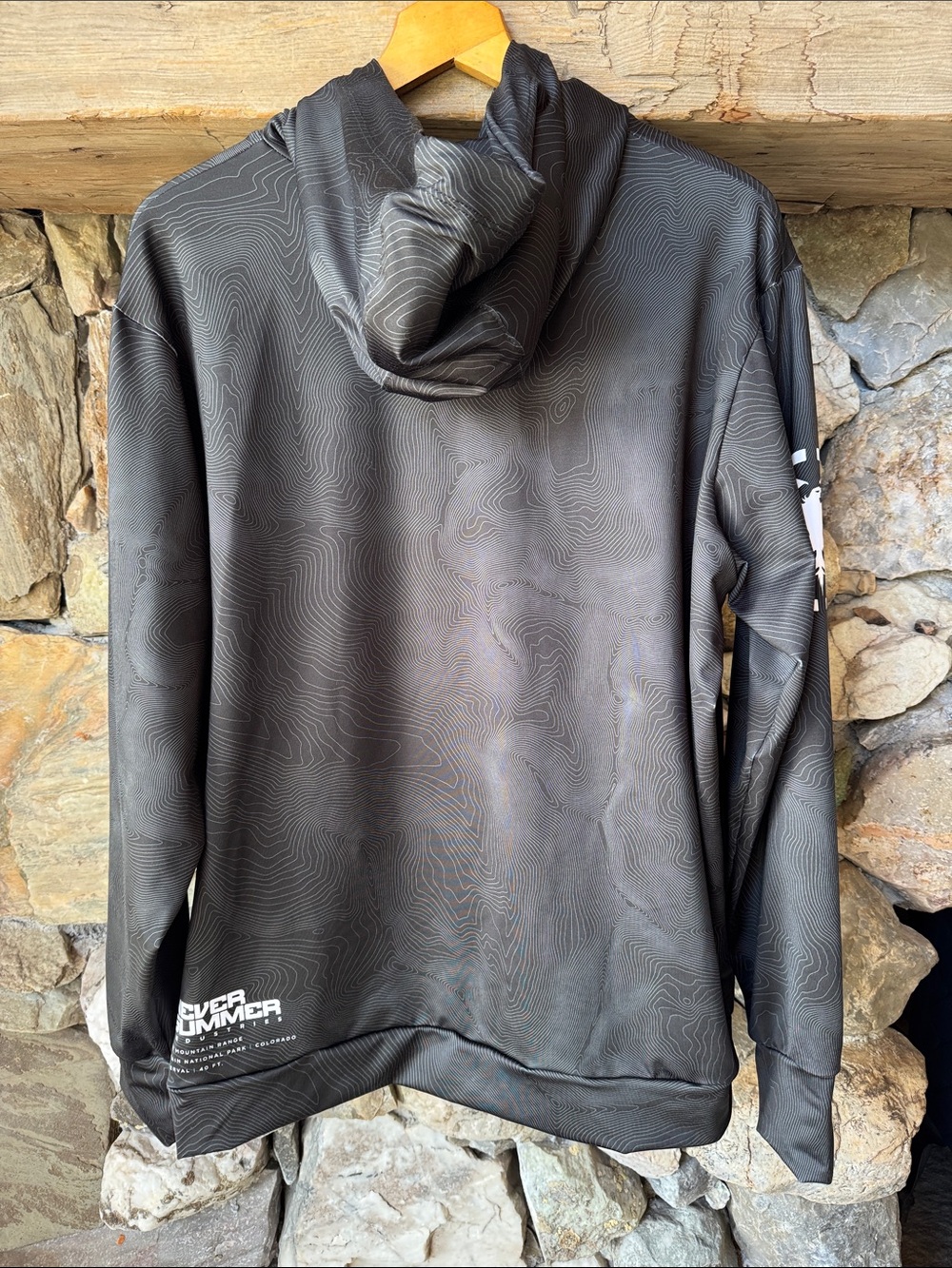 Never Summer Snowboards Kind Design National Parks Hoodie Topo Print Men’s XL - Picture 3 of 15
